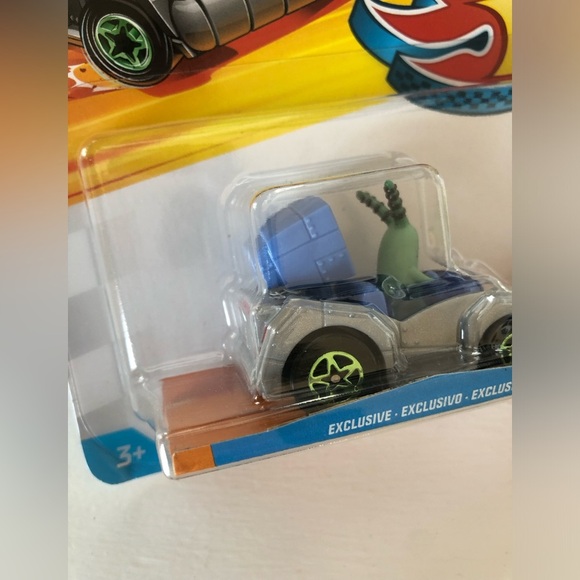 Hot Wheels Racer Verse x SpongeBob SquarePants & Plankton 2-Pack - BRAND NEW! - Picture 5 of 8